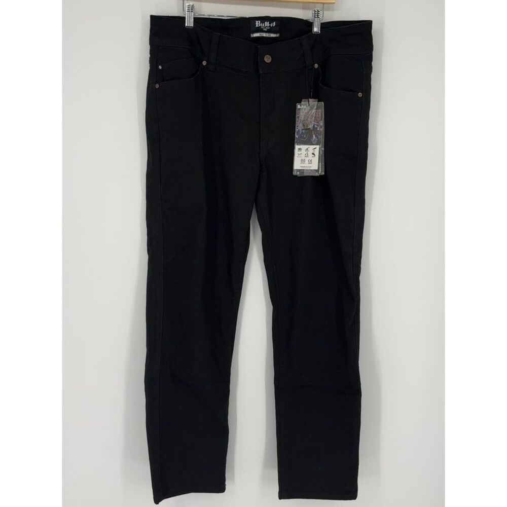 Bull-It Men's Onyx Black Straight Leg Jeans
